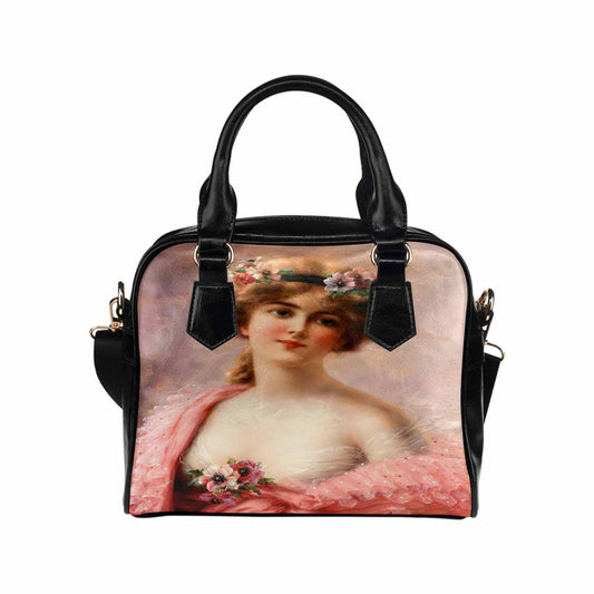 Victorian Lady design handbag, Mod 19163453, Young Girl with Anemones