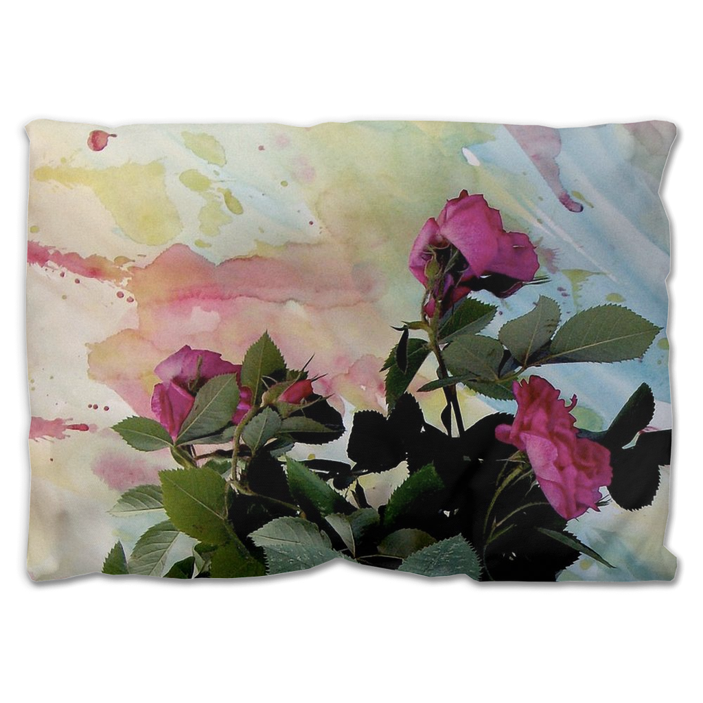 Vintage floral Outdoor Pillows, throw pillow, mildew resistance, various sizes, Design 21