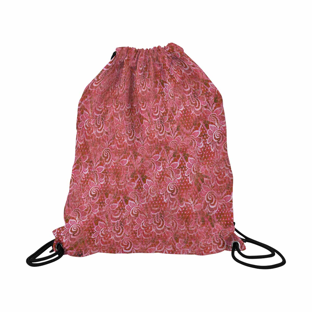 Victorian lace DRAWSTRING BAG, LARGE, design 33