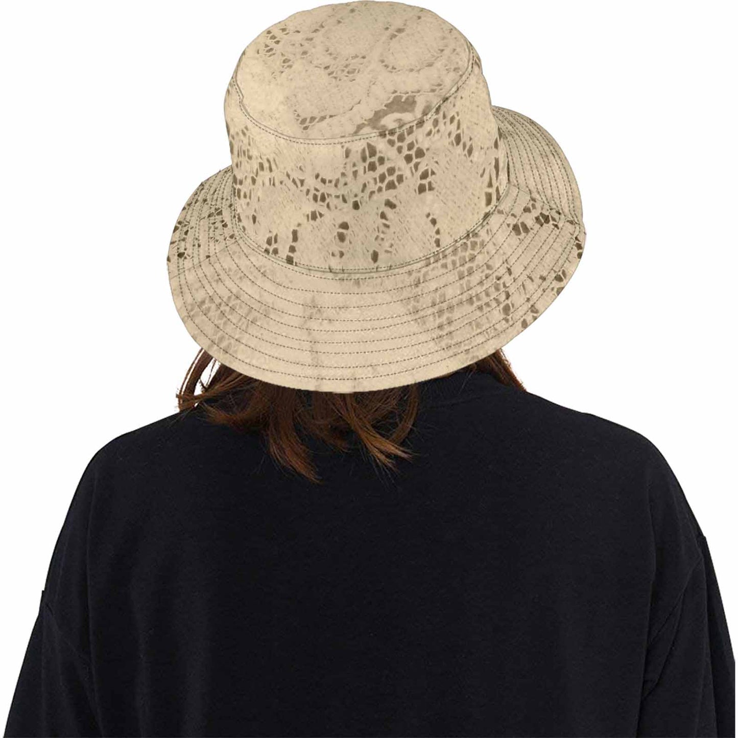 Victorian lace Bucket Hat, outdoors hat, design 26