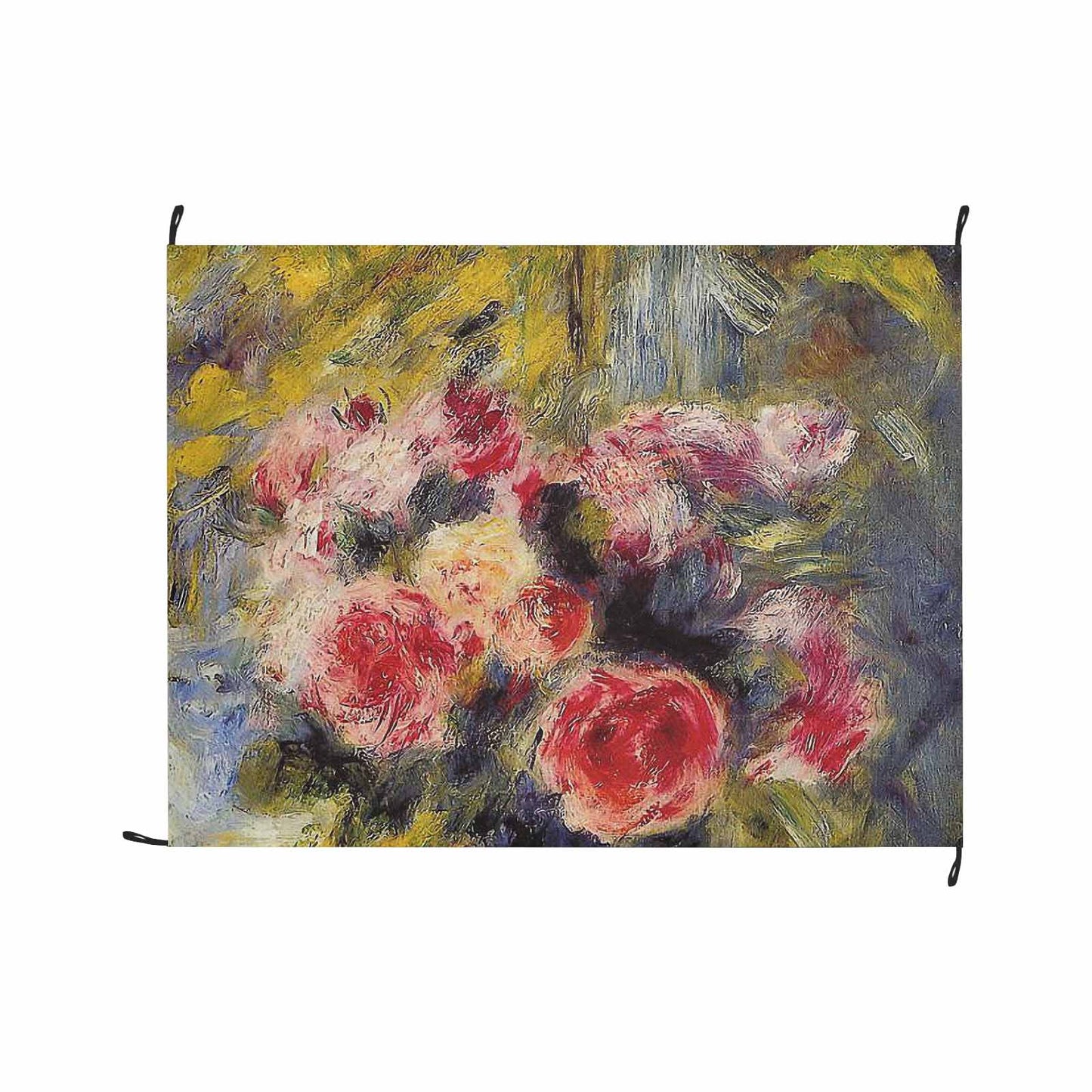 Vintage Floral waterproof picnic mat, 69 x 55in, Design 26