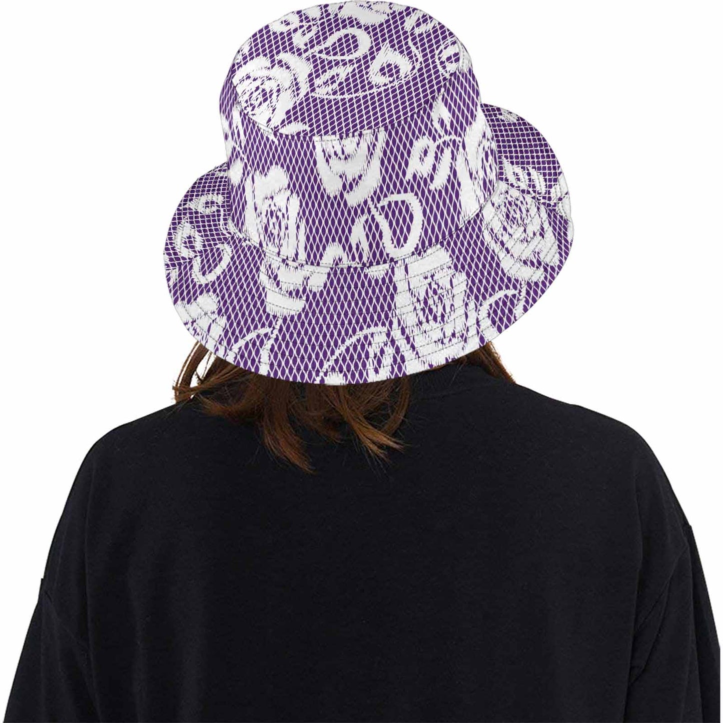 Victorian lace Bucket Hat, outdoors hat, design 18