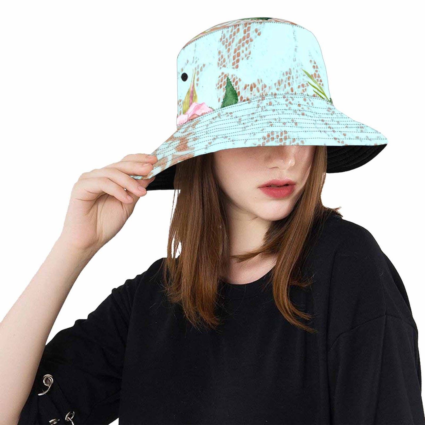 Victorian lace Bucket Hat, outdoors hat, design 24