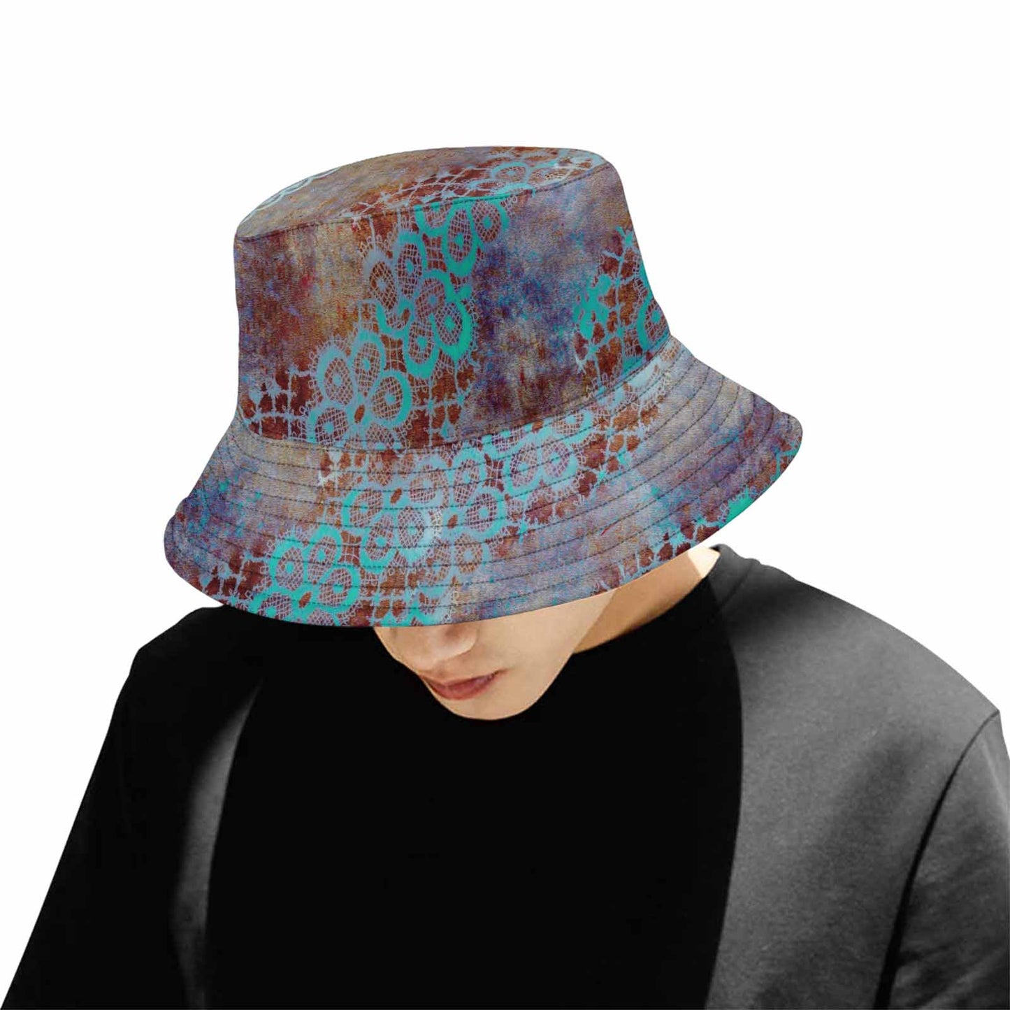 Victorian lace Bucket Hat, outdoors hat, design 37