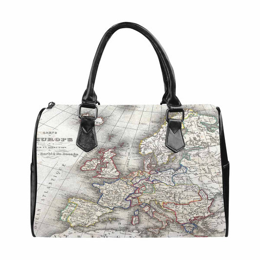 Antique Map design Boston handbag, Model 1695321, Design 36