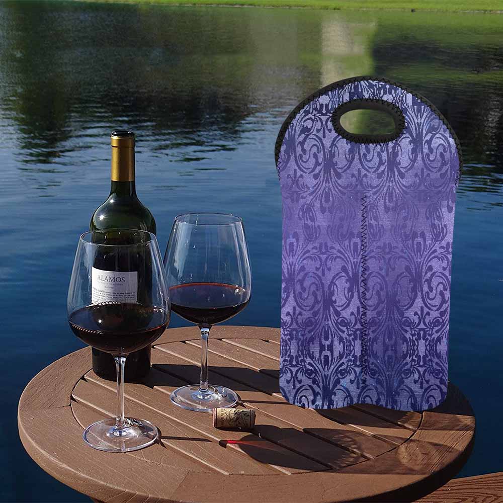 2 Bottle General Victorian wine bag, Design 50