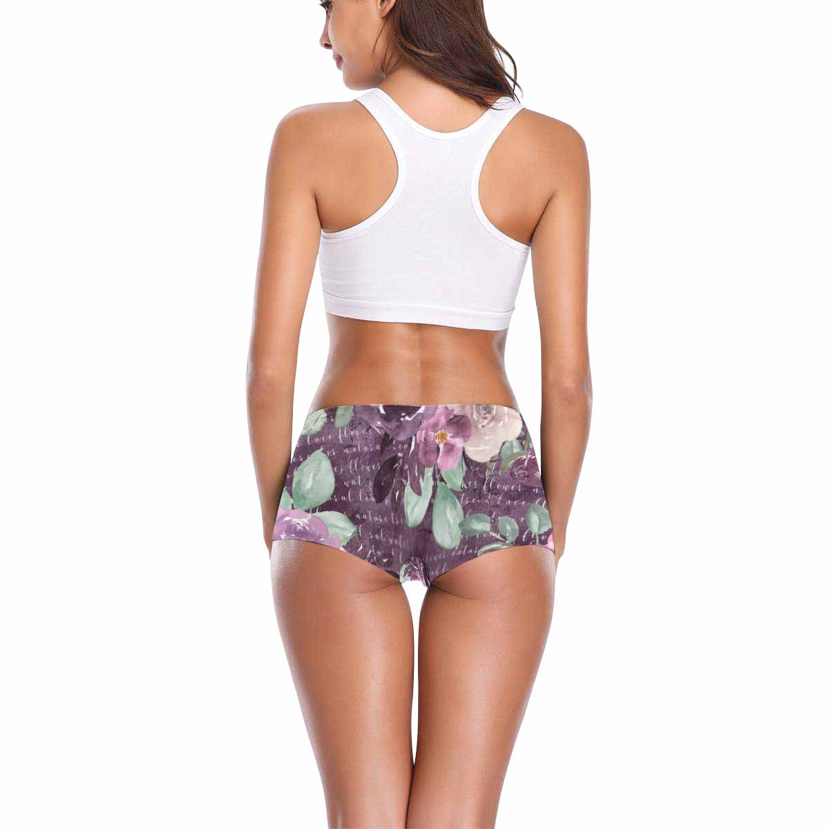 Floral 2, boyshorts, daisy dukes, pum pum shorts, panties, design 40