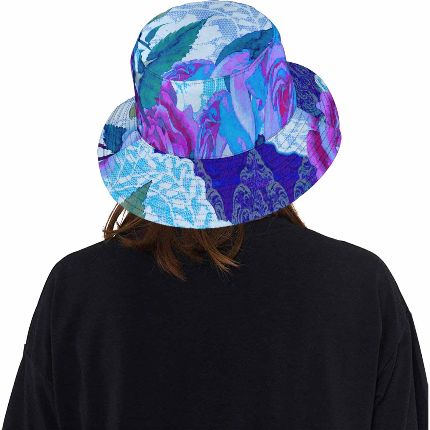 Victorian lace Bucket Hat, outdoors hat, design 20