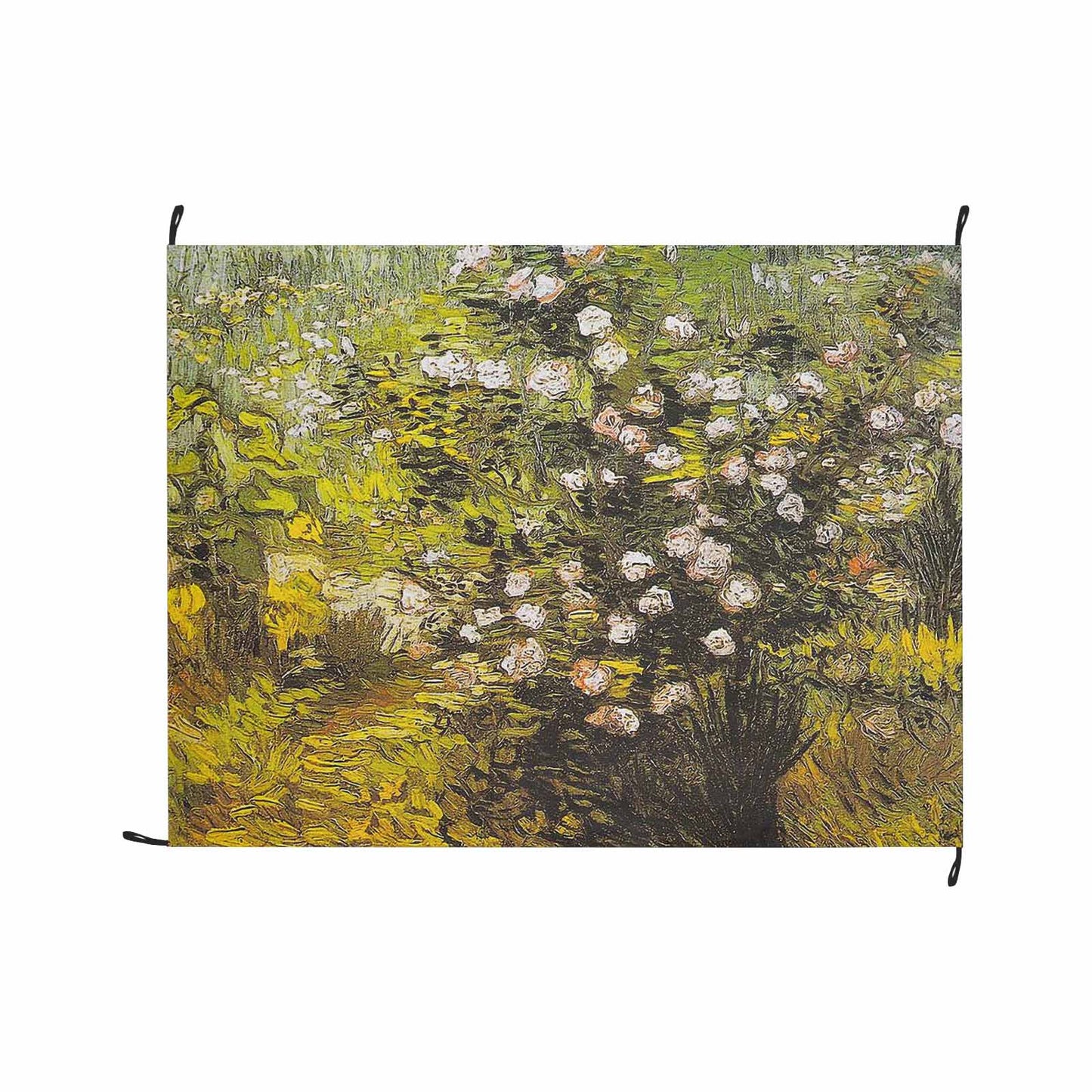 Vintage Floral waterproof picnic mat, 69 x 55in, Design 05