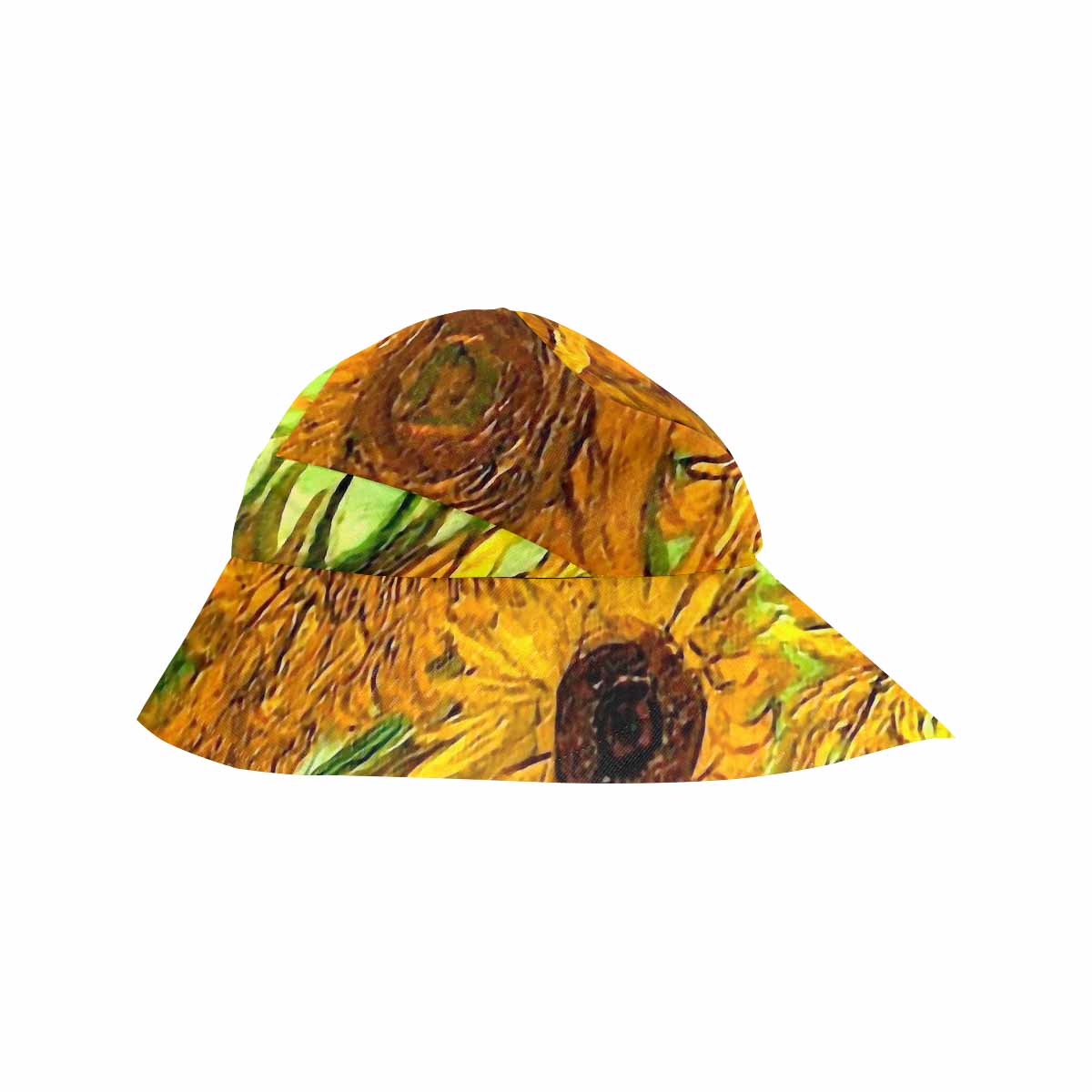Vintage floral wide brim sunvisor Hat, outdoors hat, Design 48