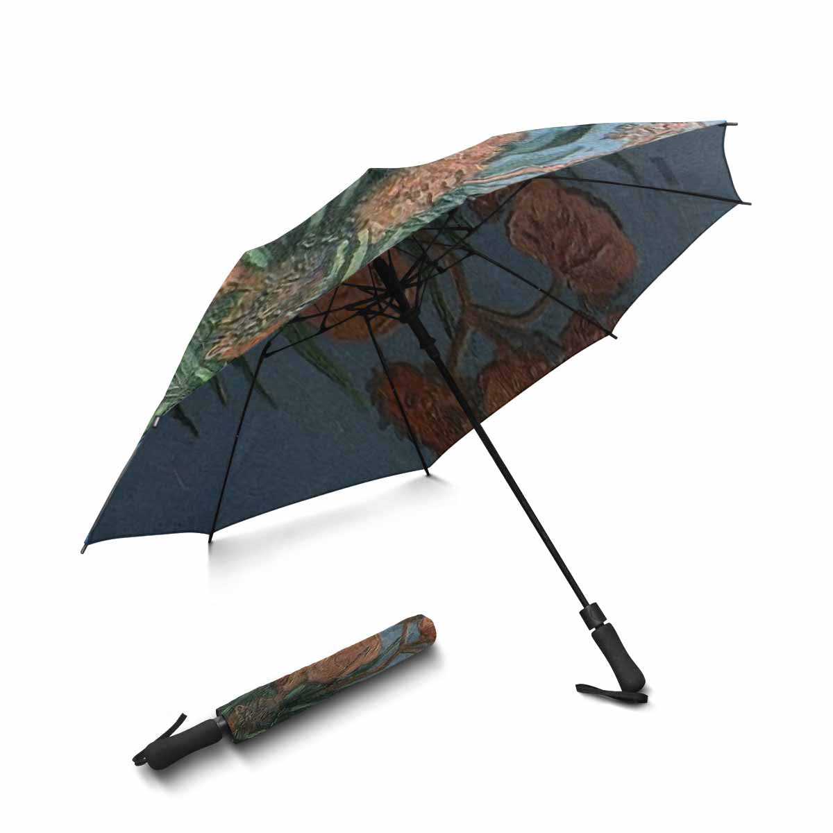 Victorian floral UMBRELLA, Mod U05, Design 50