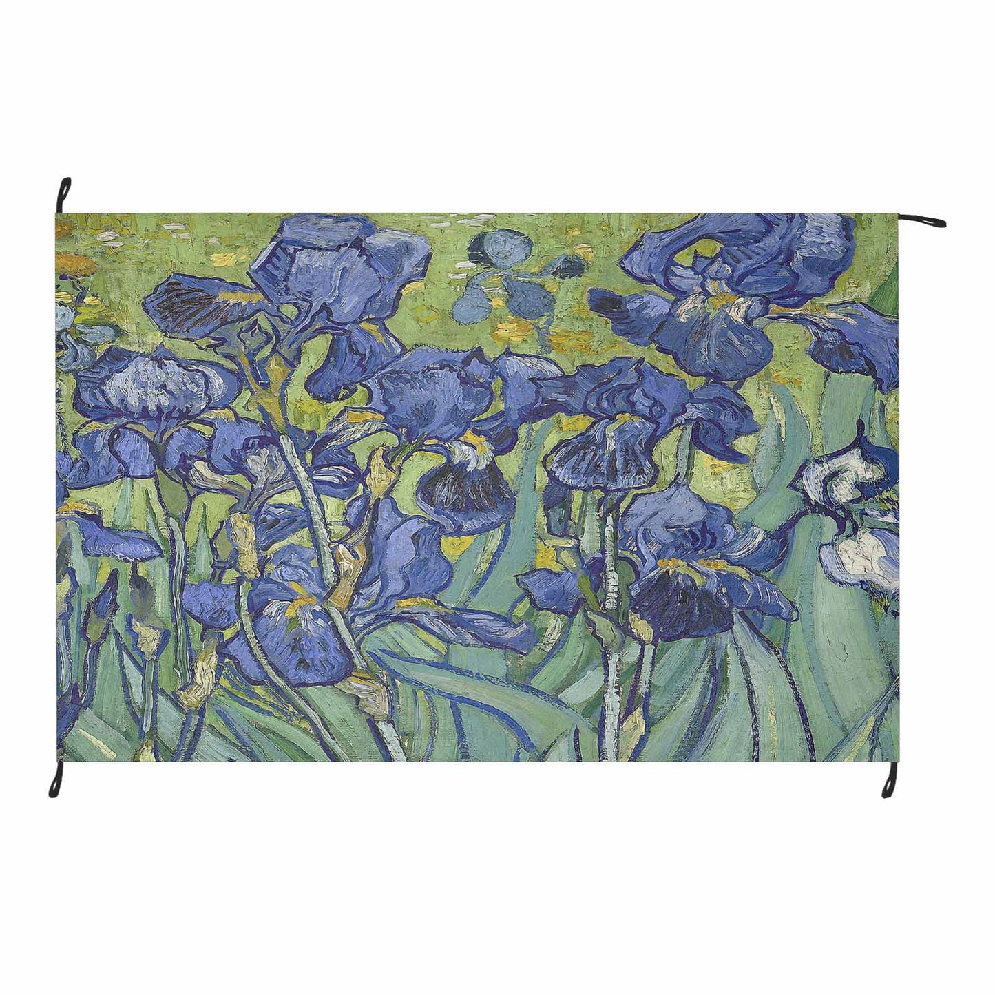 Vintage Floral waterproof picnic mat, 81 x 55in, Design 40