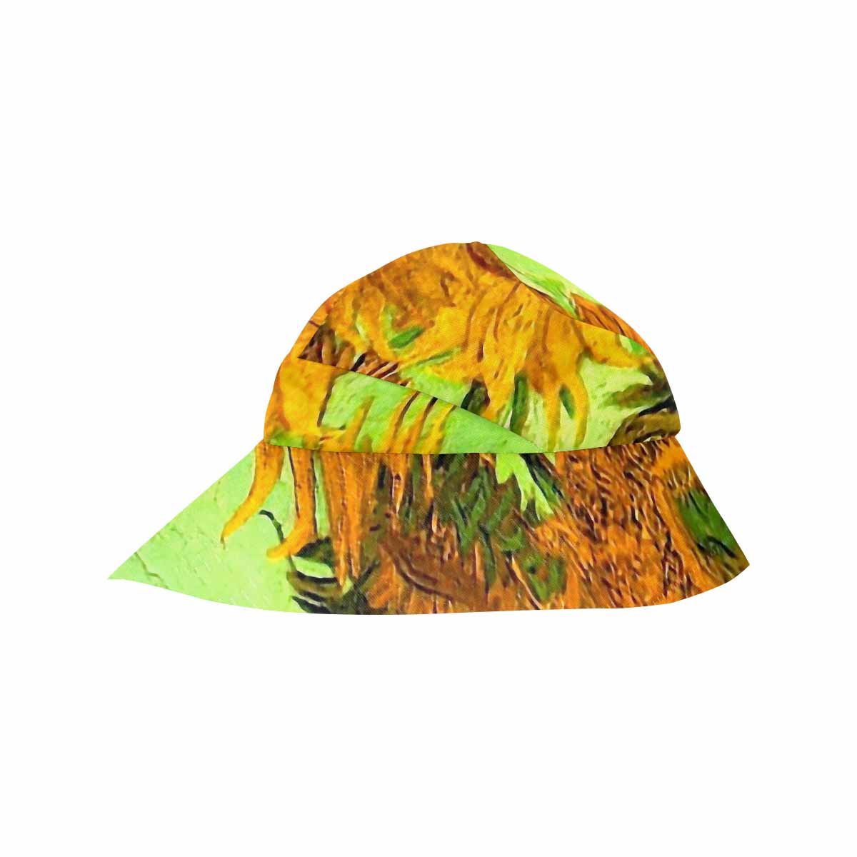 Vintage floral wide brim sunvisor Hat, outdoors hat, Design 48