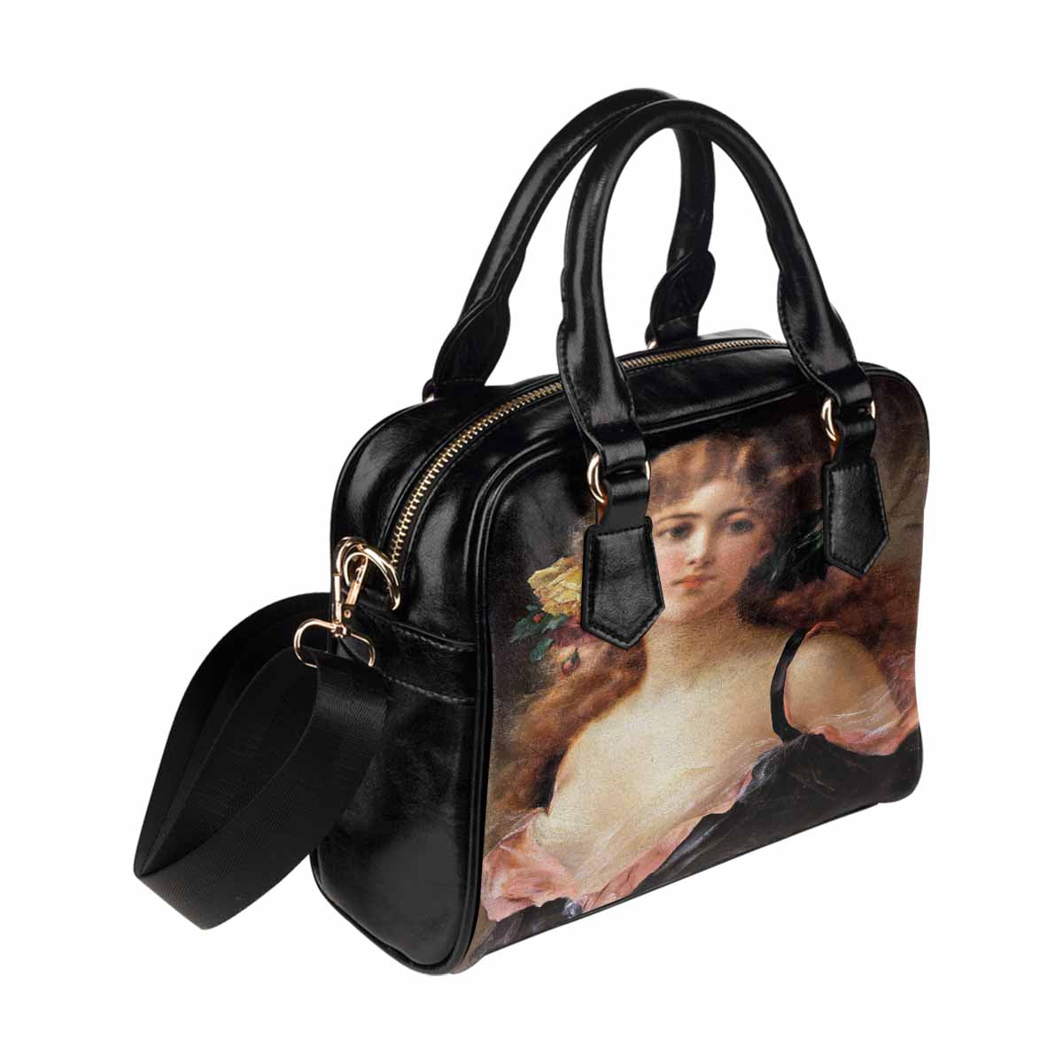 Victorian Lady design handbag, Mod 19163453, Portrait of a Young Girl