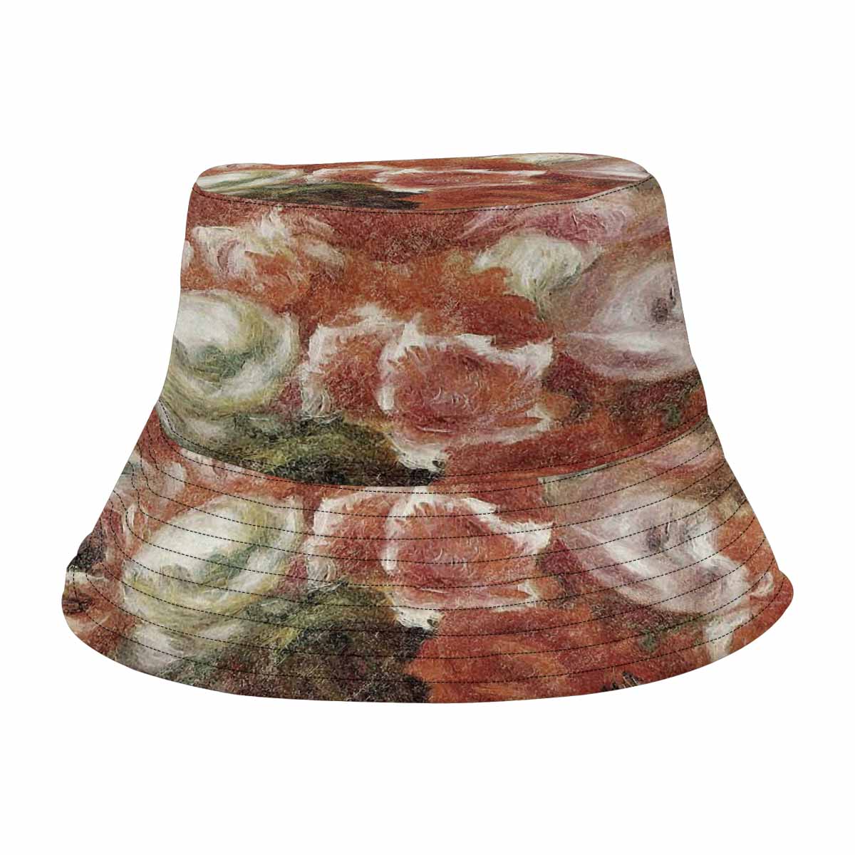 Vintage floral unisex bucket boonie Hat, outdoors hat, Design 15   Unisex Bucket Boonie Hat