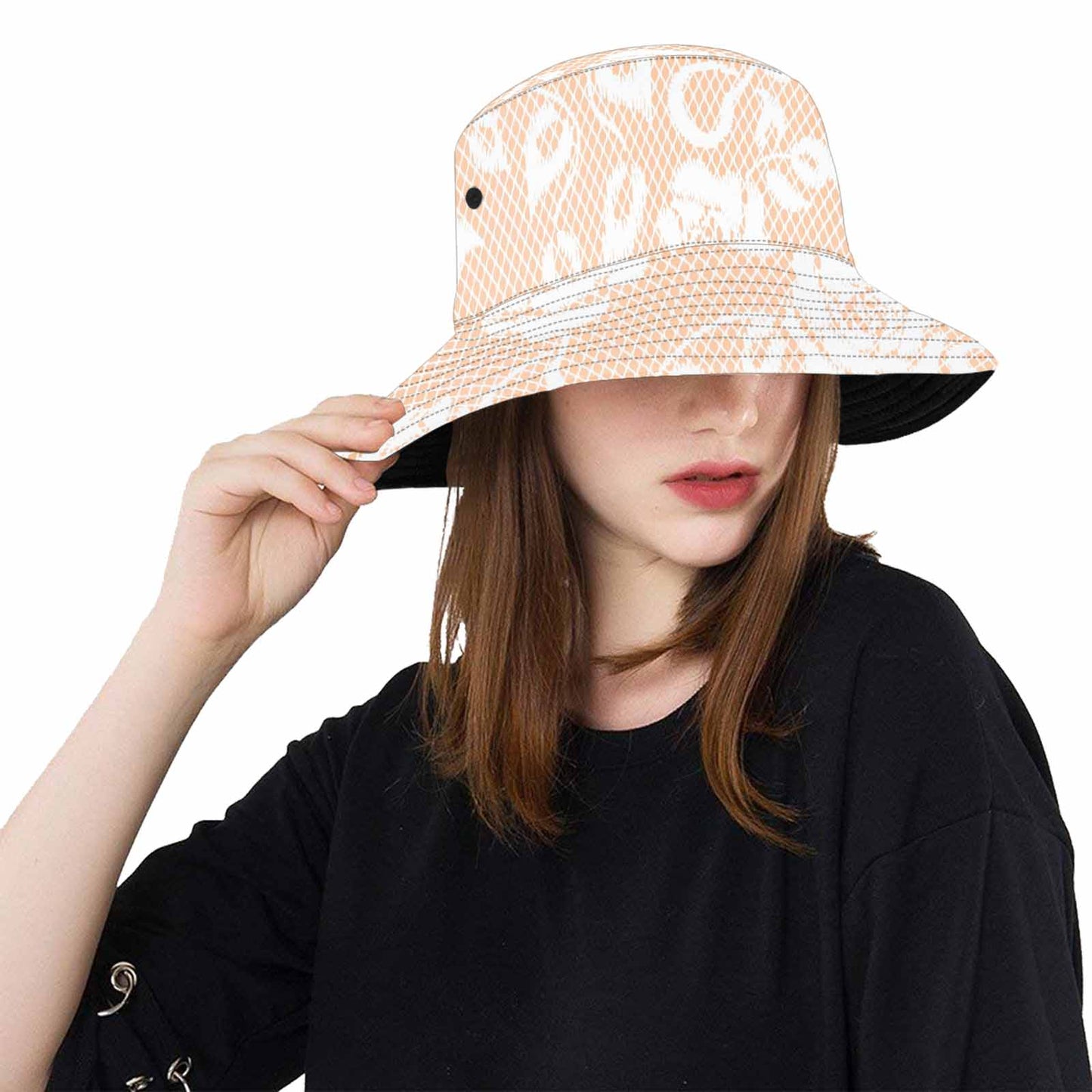 Victorian lace Bucket Hat, outdoors hat, design 16