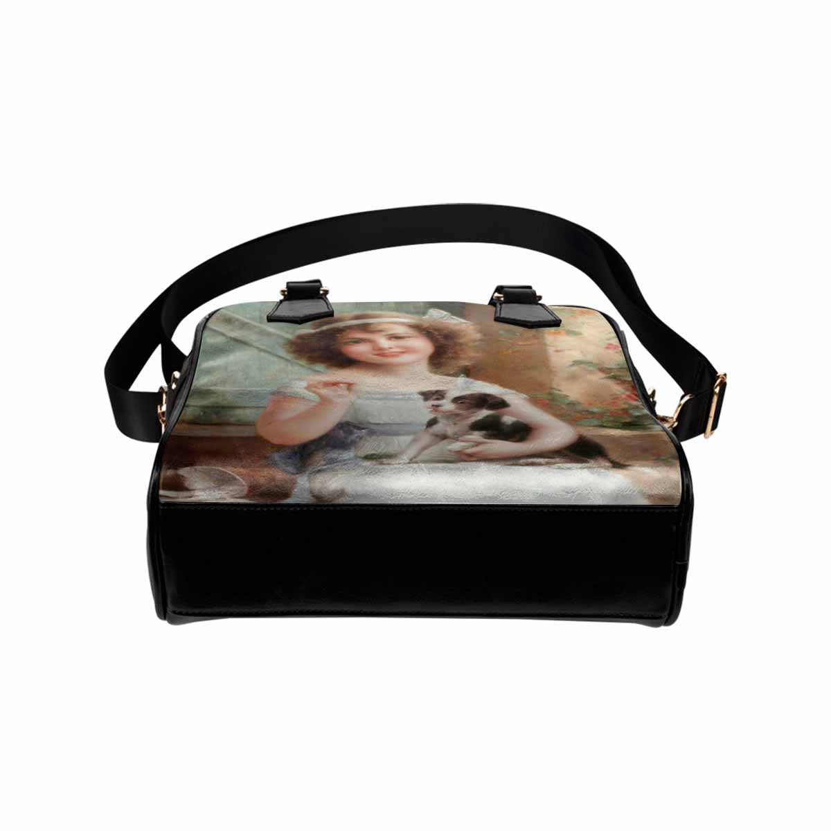 Victorian Girl design handbag, Mod 19163453, Waiting for the Vet