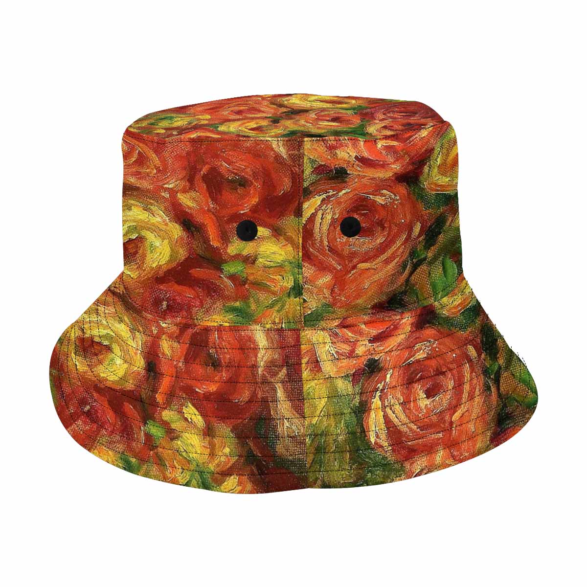 Vintage floral unisex bucket boonie Hat, outdoors hat, Design 18   Unisex Bucket Boonie Hat