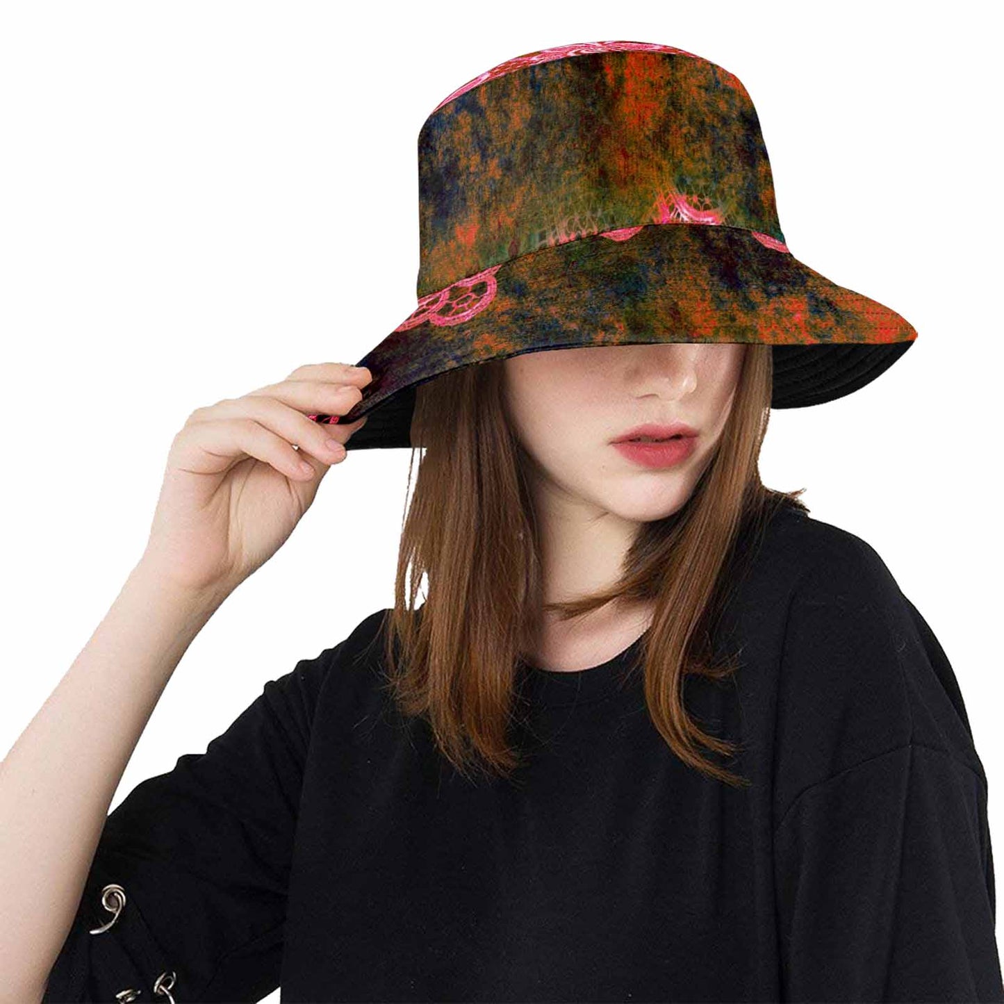 Victorian lace Bucket Hat, outdoors hat, design 32