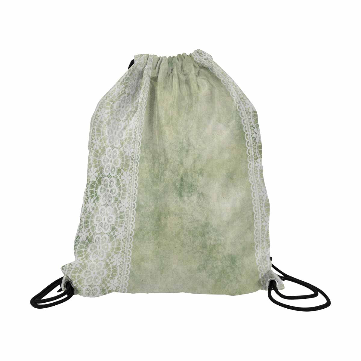 Victorian lace DRAWSTRING BAG, LARGE, design 42