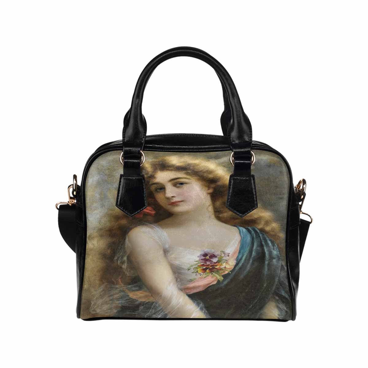 Victorian Lady design handbag, Mod 19163453, An auburn beauty