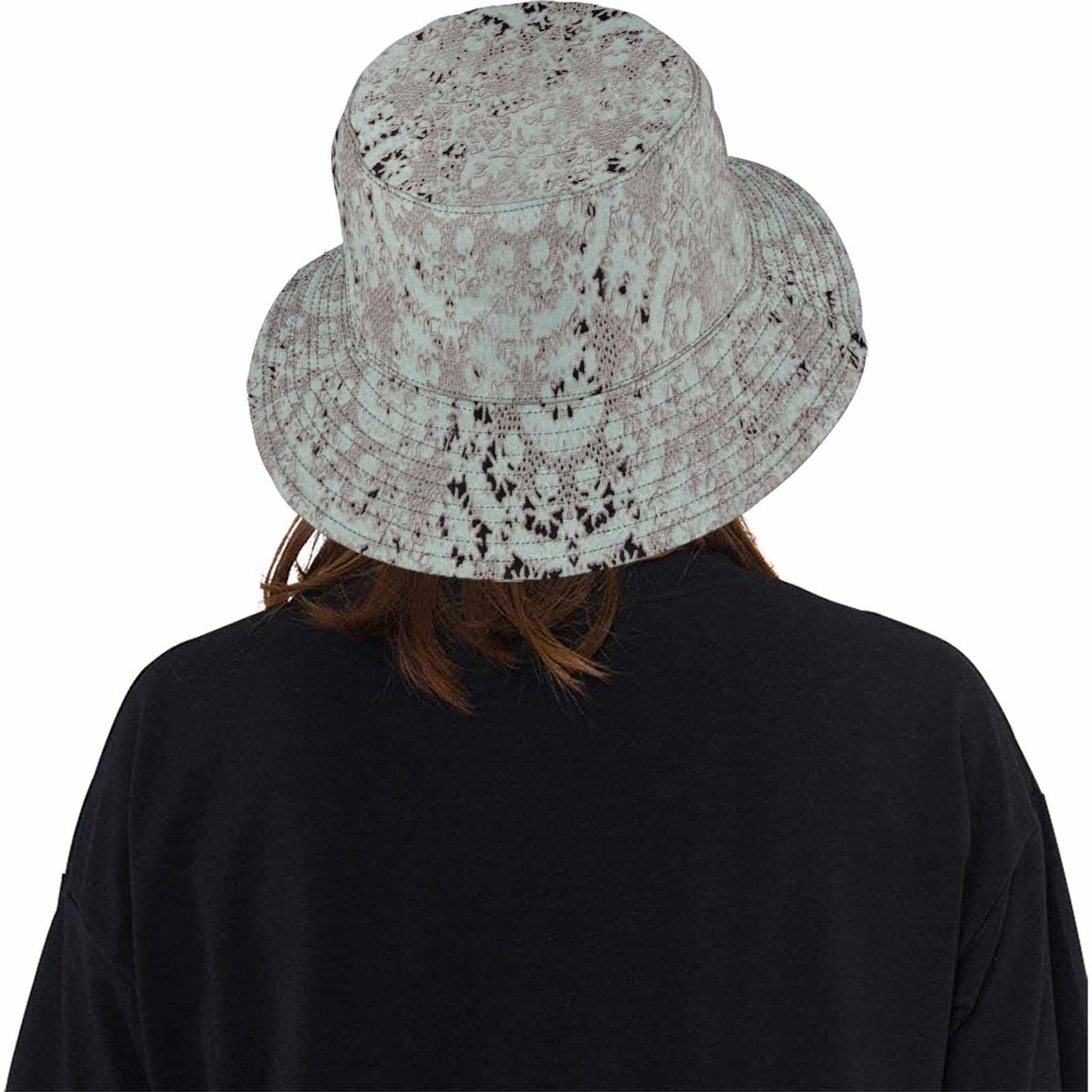 Victorian lace Bucket Hat, outdoors hat, design 51