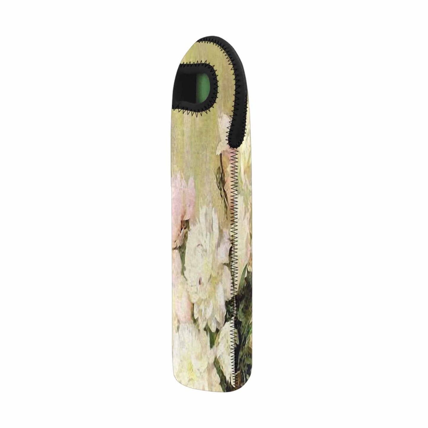 Vintage floral 1 bottle wine bag, Design 35