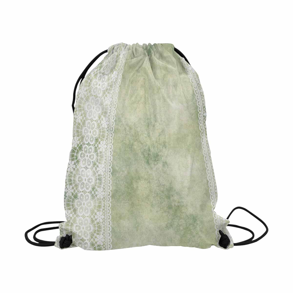 Victorian lace DRAWSTRING BAG, LARGE, design 42