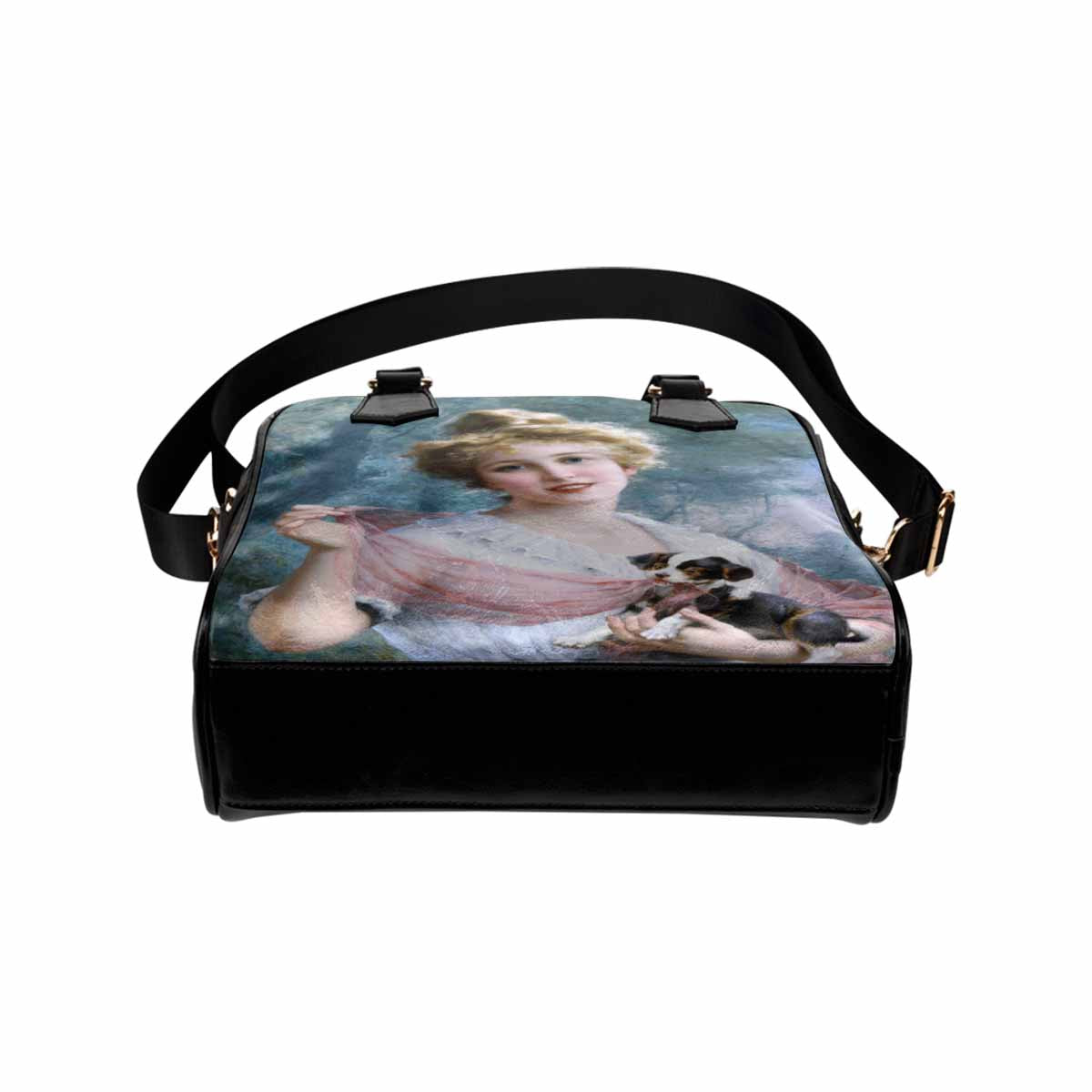 Victorian Lady design handbag, Mod 19163453, The Mischievous Puppy