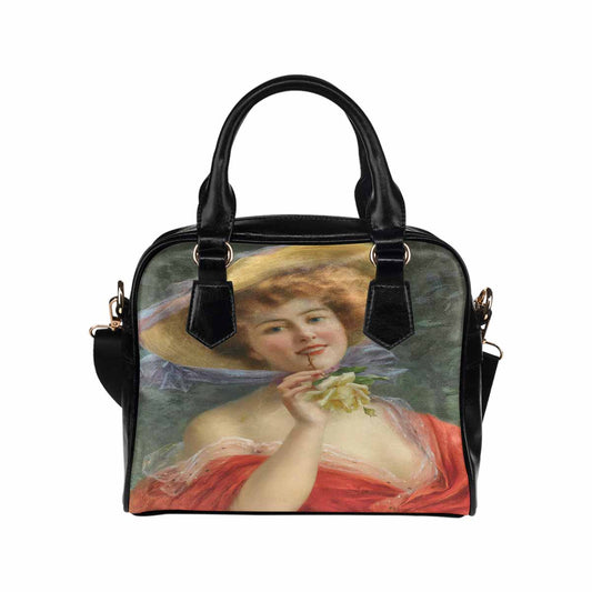 Victorian Lady design handbag, Mod 19163453, Young Girl with a Rose