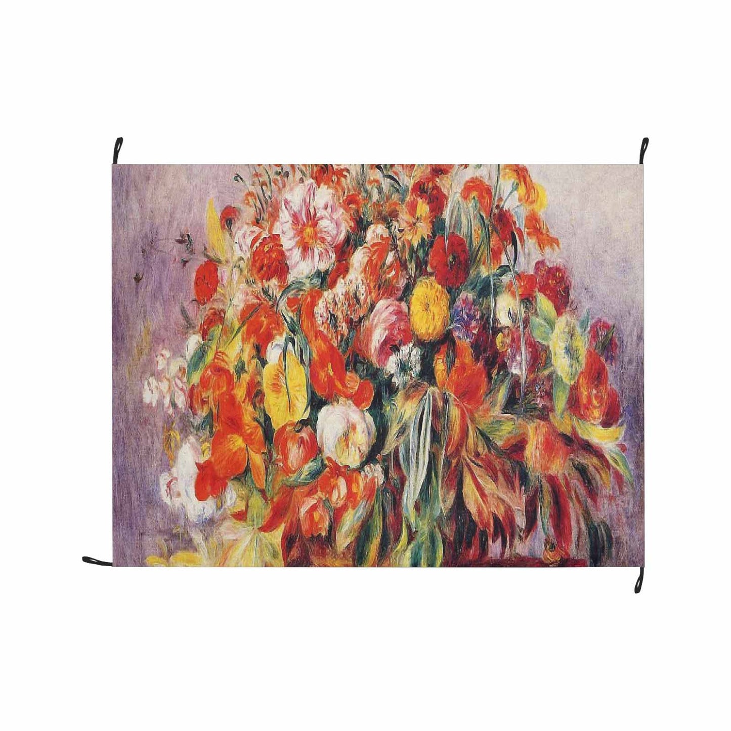 Vintage Floral waterproof picnic mat, 69 x 55in, Design 19