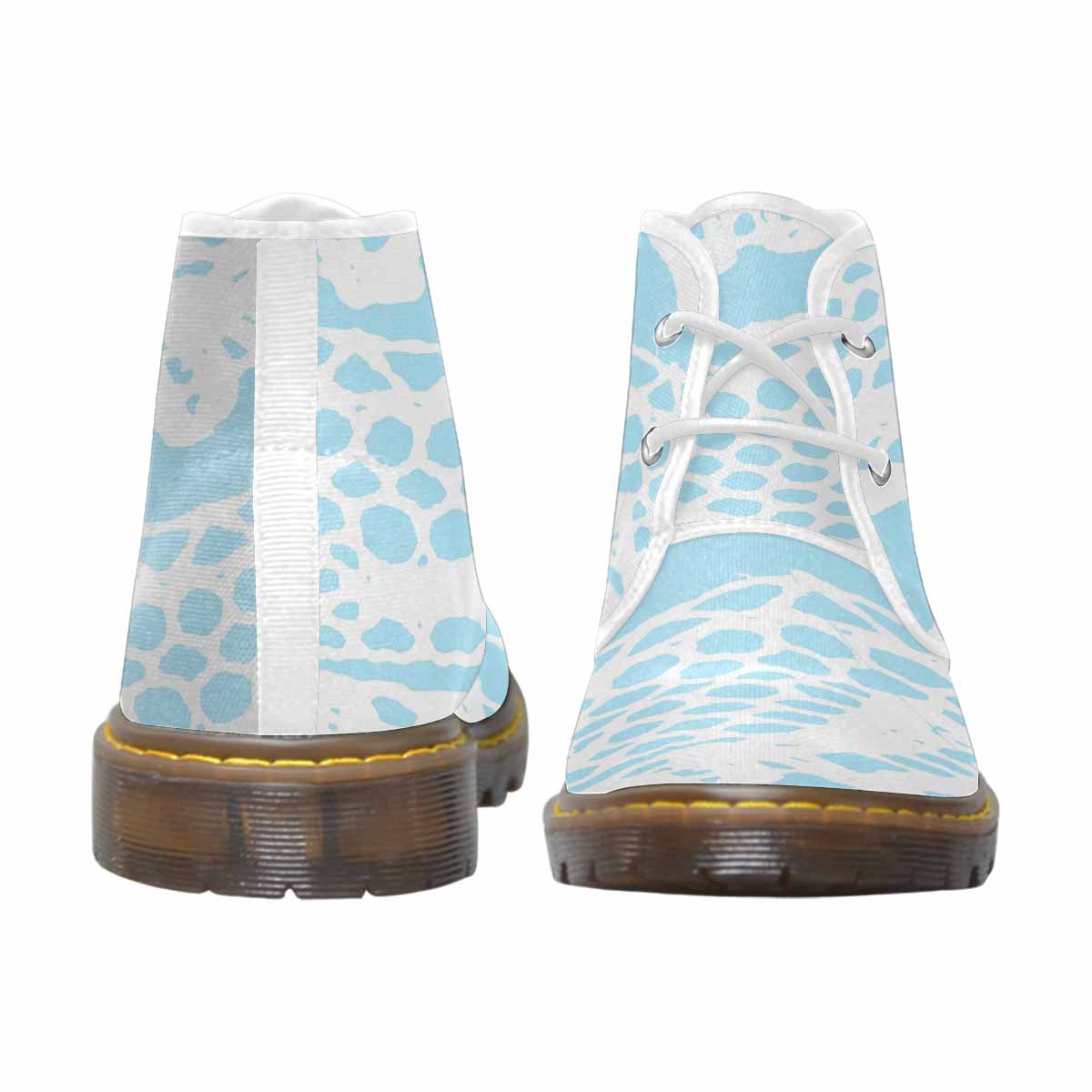 Lace Print, Cute comfy womens Chukka boots, design 08