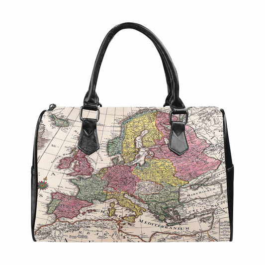 Antique Map design Boston handbag, Model 1695321, Design 43