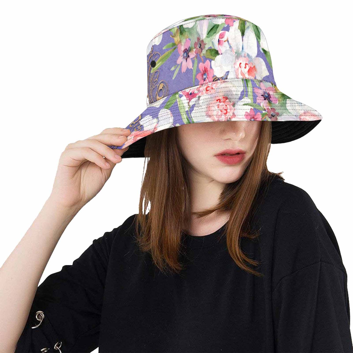 Victorian lace Bucket Hat, outdoors hat, design 47