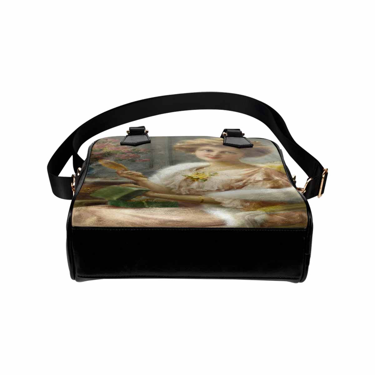 Victorian Lady design handbag, Mod 19163453, A young lady with a mirror