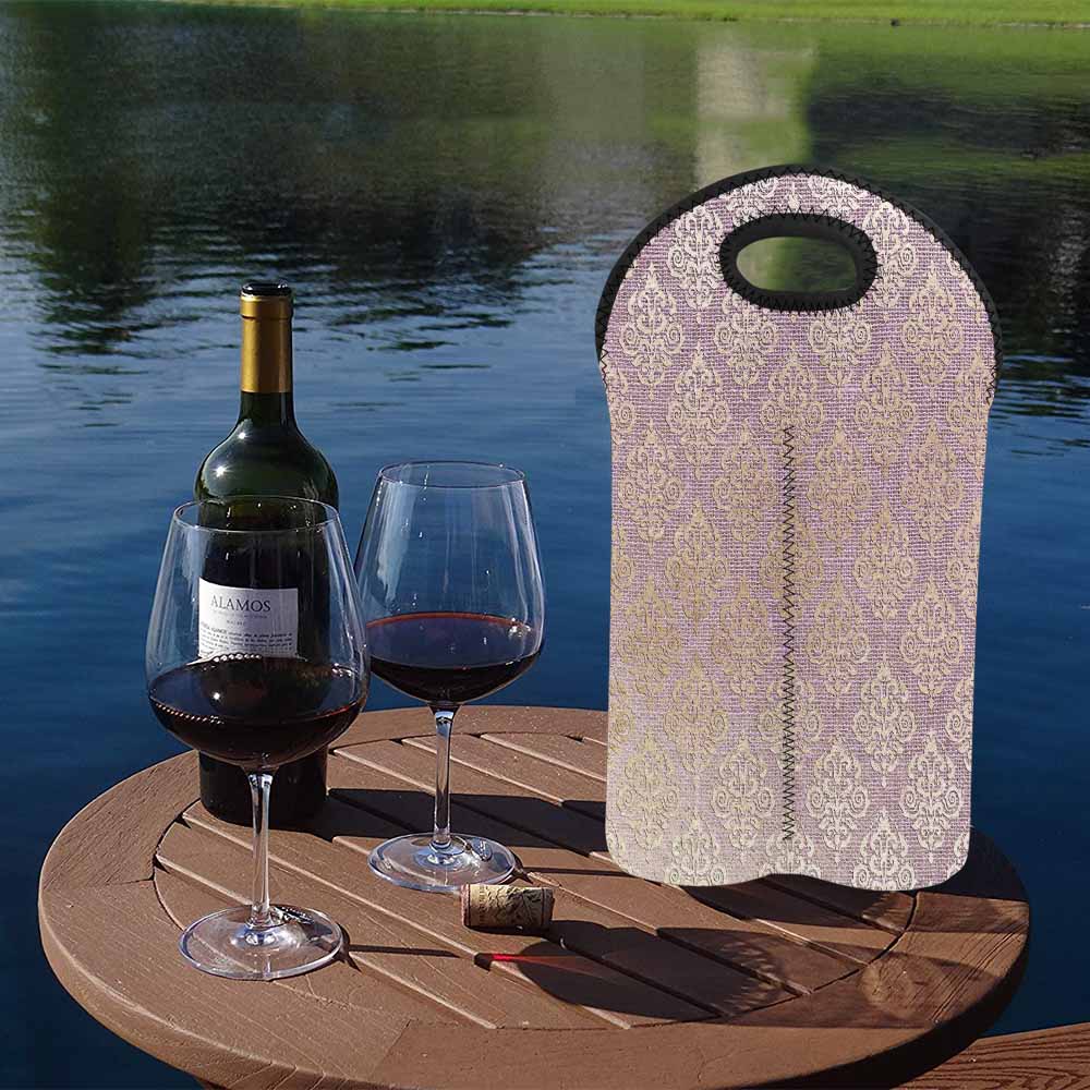 2 Bottle General Victorian wine bag, Design 47