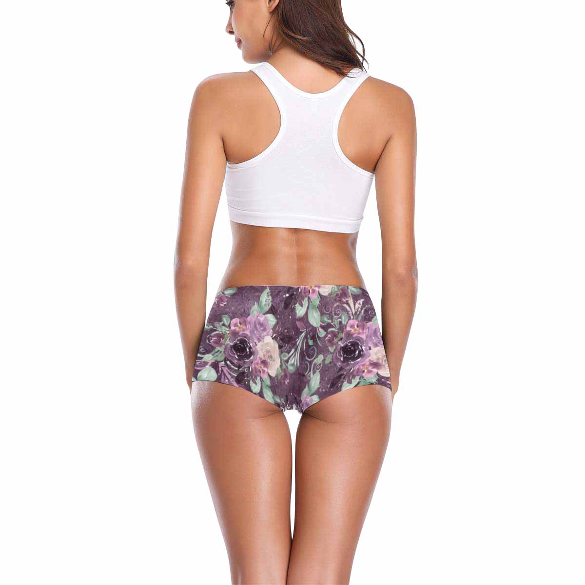 Floral 2, boyshorts, daisy dukes, pum pum shorts, panties, design 48