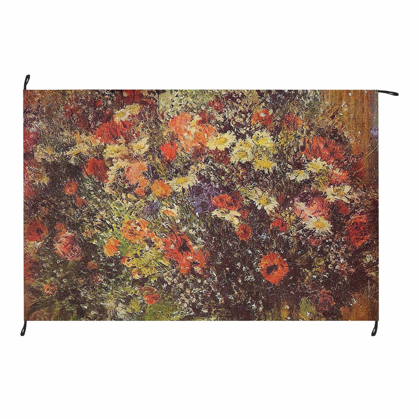 Vintage Floral waterproof picnic mat, 81 x 55in, Design 24