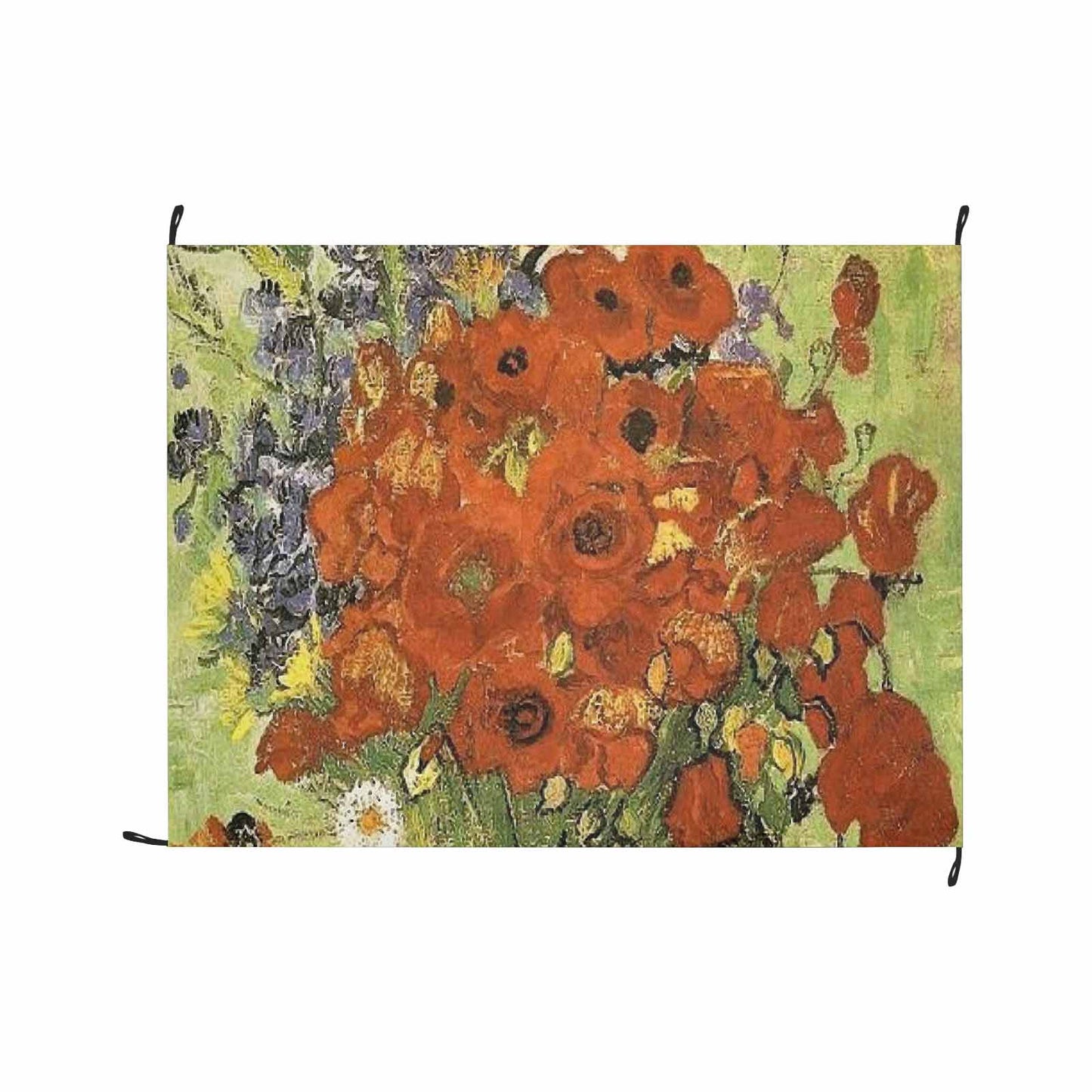 Vintage Floral waterproof picnic mat, 69 x 55in, Design 56