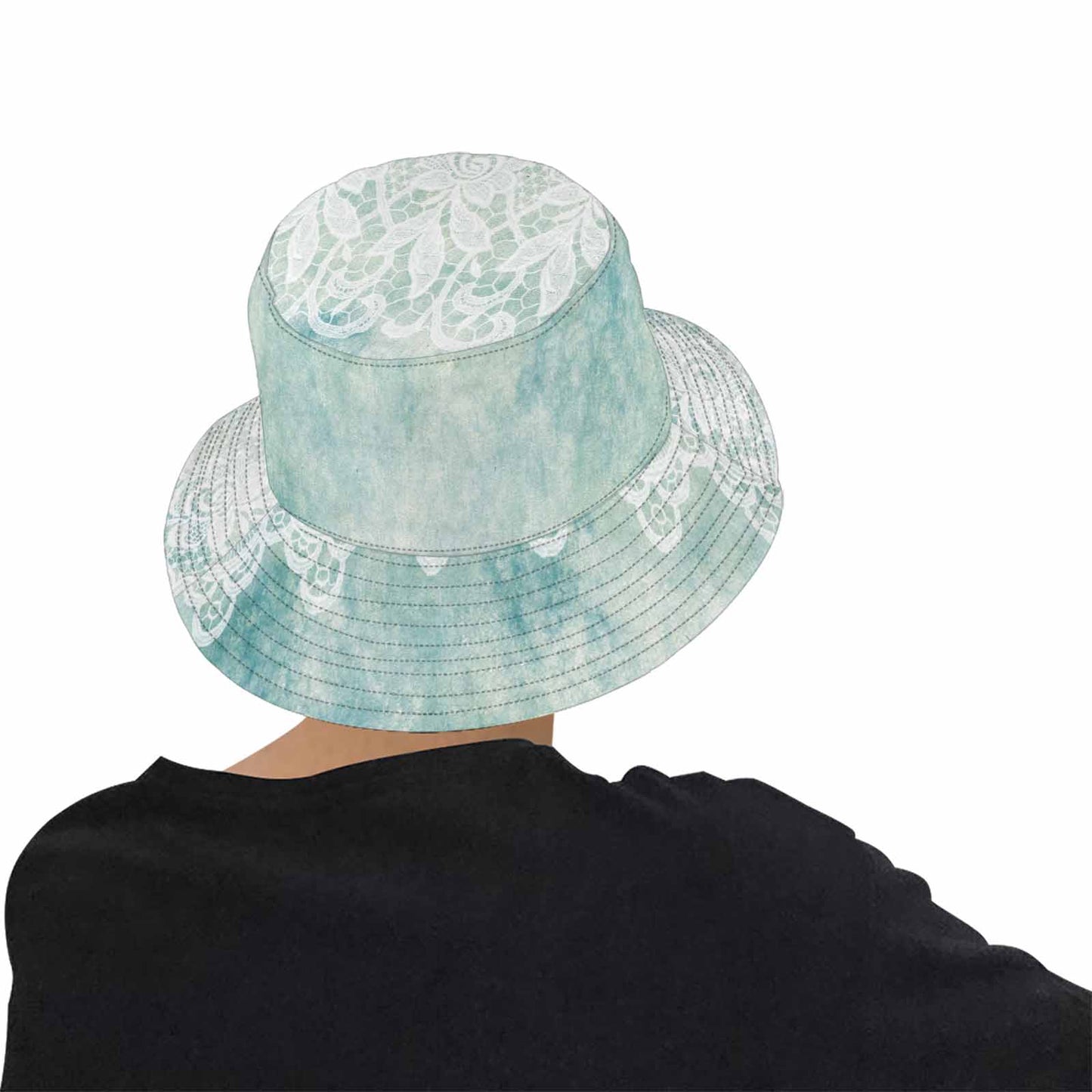 Victorian lace Bucket Hat, outdoors hat, design 41