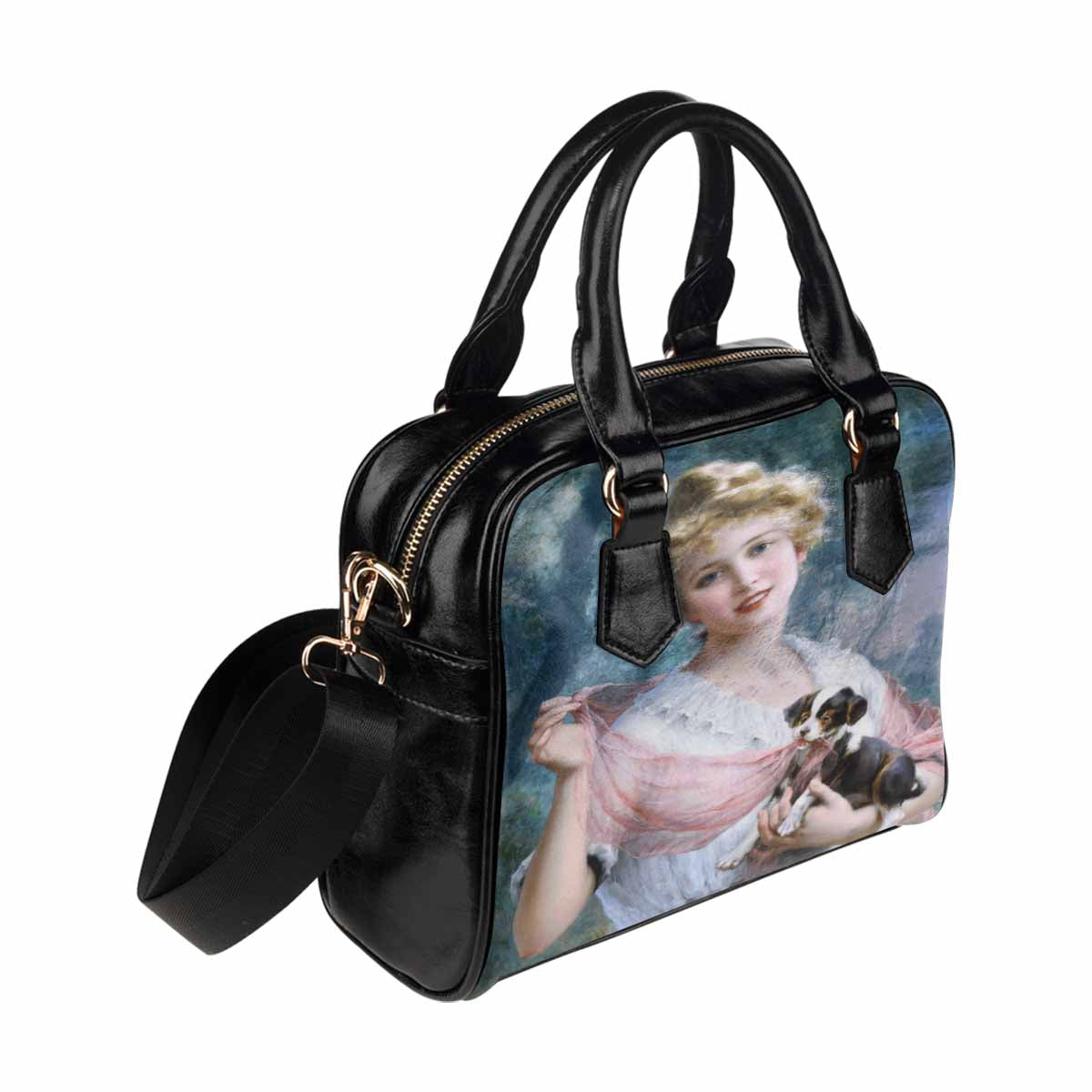 Victorian Lady design handbag, Mod 19163453, The Mischievous Puppy