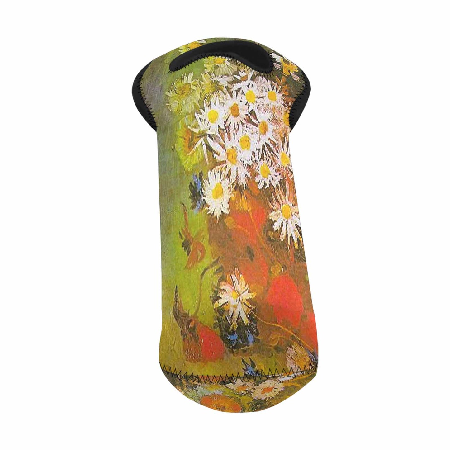 Vintage floral 1 bottle wine bag, Design 60