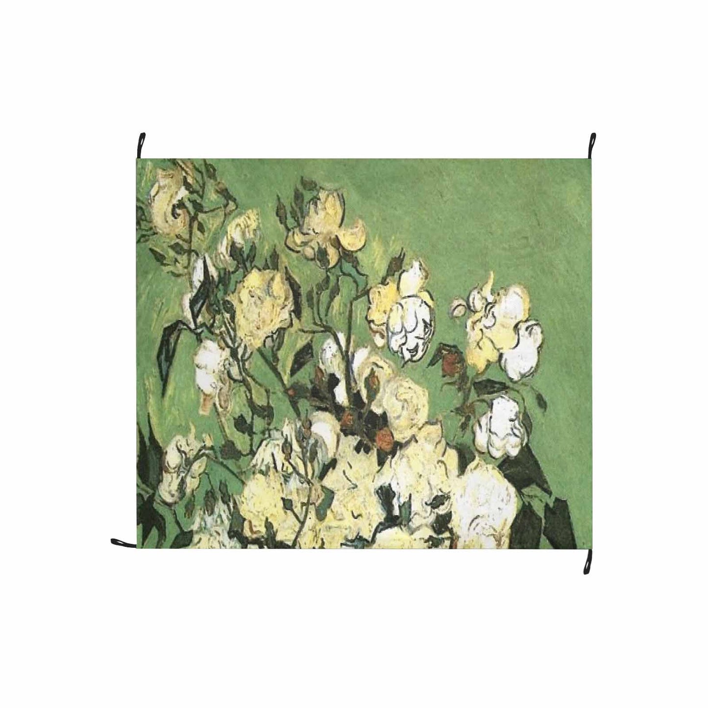 Vintage Floral waterproof picnic mat, 61 x 55in, Design 55