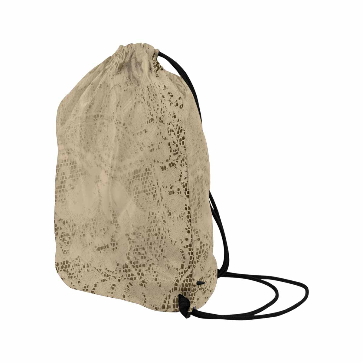 Victorian lace DRAWSTRING BAG, LARGE, design 26