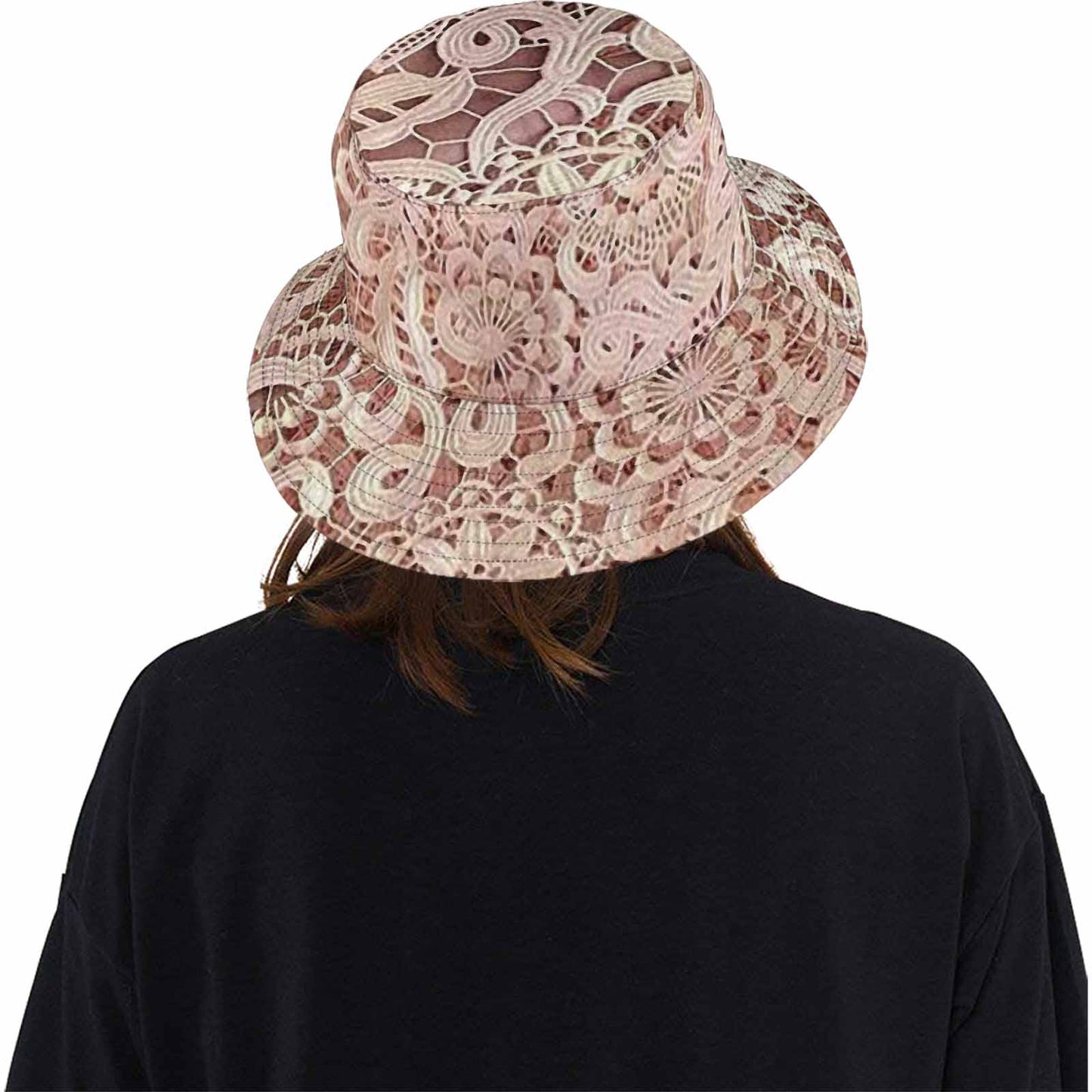 Victorian lace Bucket Hat, outdoors hat, design 11