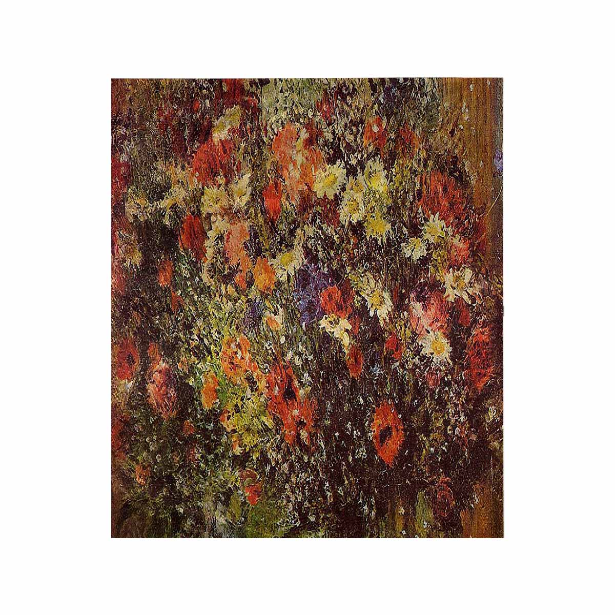 Vintage floral TAPESTRY, MEDIUM 51 in X 60 in, Design 24 C26