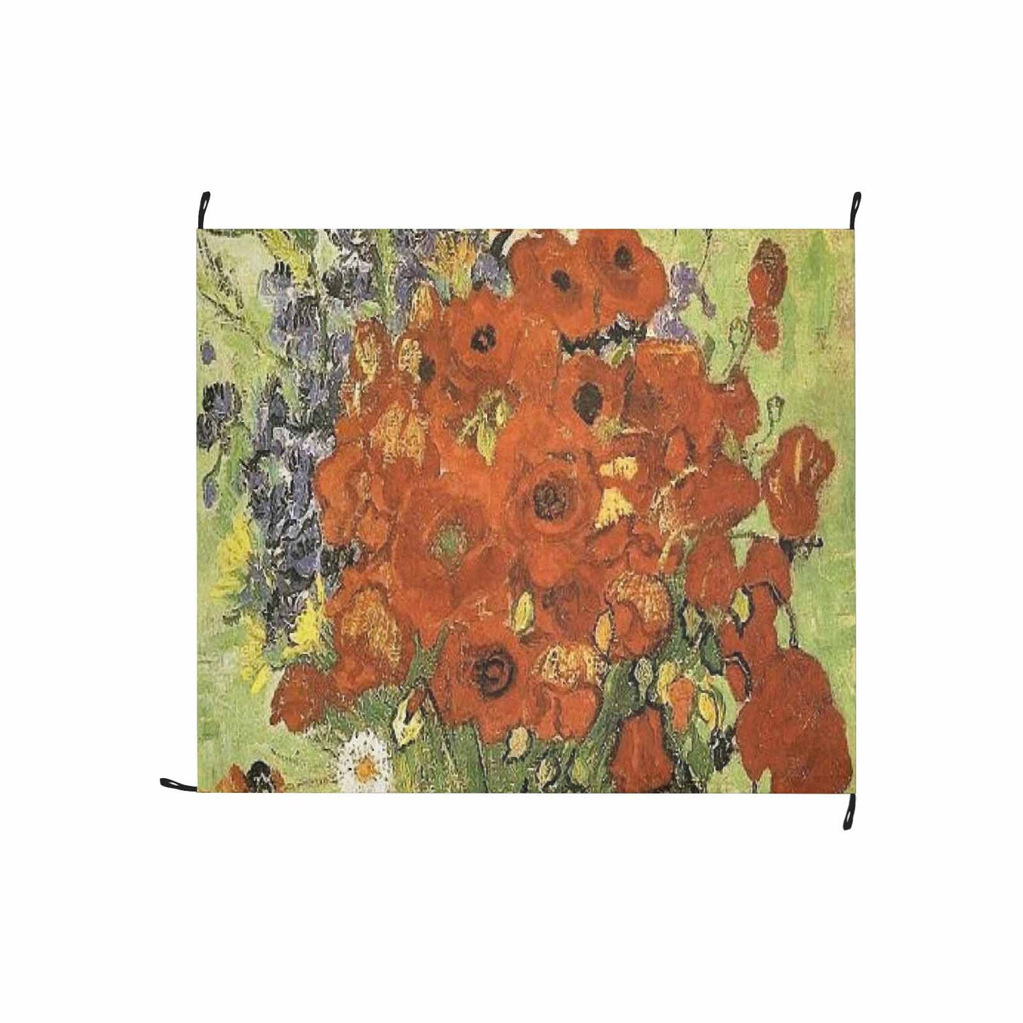 Vintage Floral waterproof picnic mat, 61 x 55in, Design 56