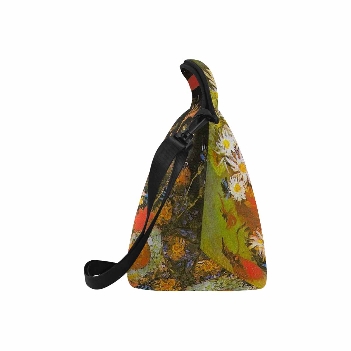 Vintage Floral print insulated lunch bag, Design 60