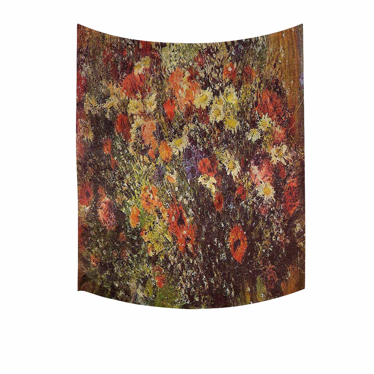 Vintage floral TAPESTRY, MEDIUM 51 in X 60 in, Design 24 C26