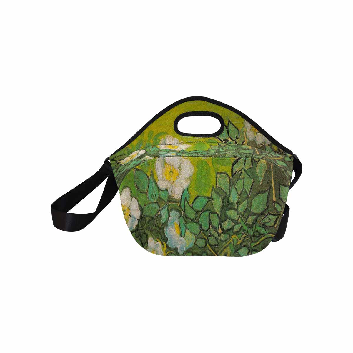 Vintage Floral print insulated lunch bag, Design 01